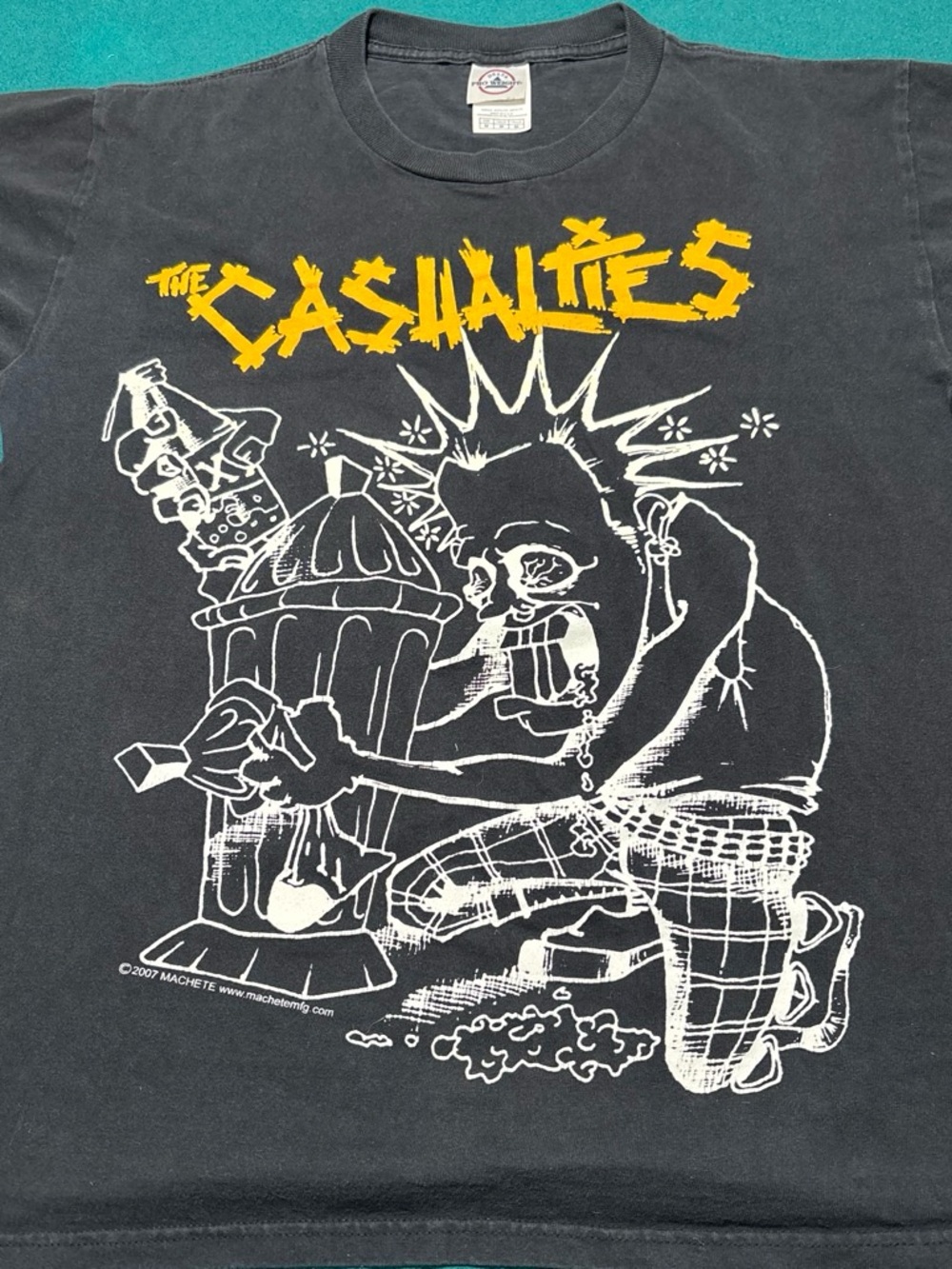 The Casualties 2007 New York City Underground Punk Band Tee , M , $43
